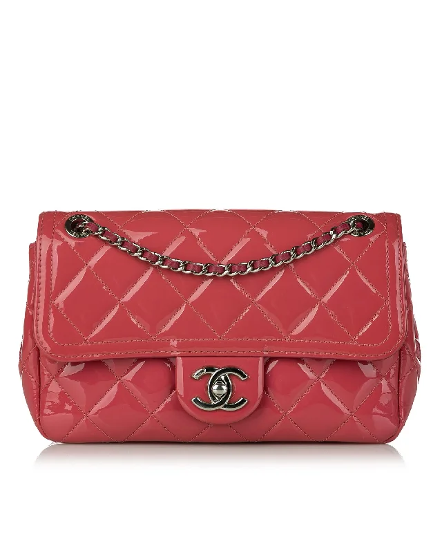 Coco Shine Patent Leather Flap Bag