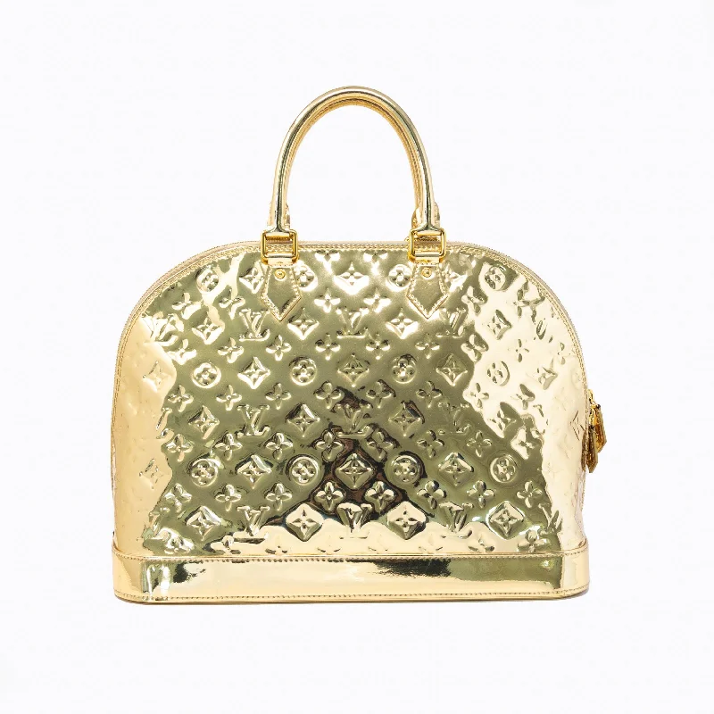 Louis Vuitton Gold Monogram Miroir Alma GM