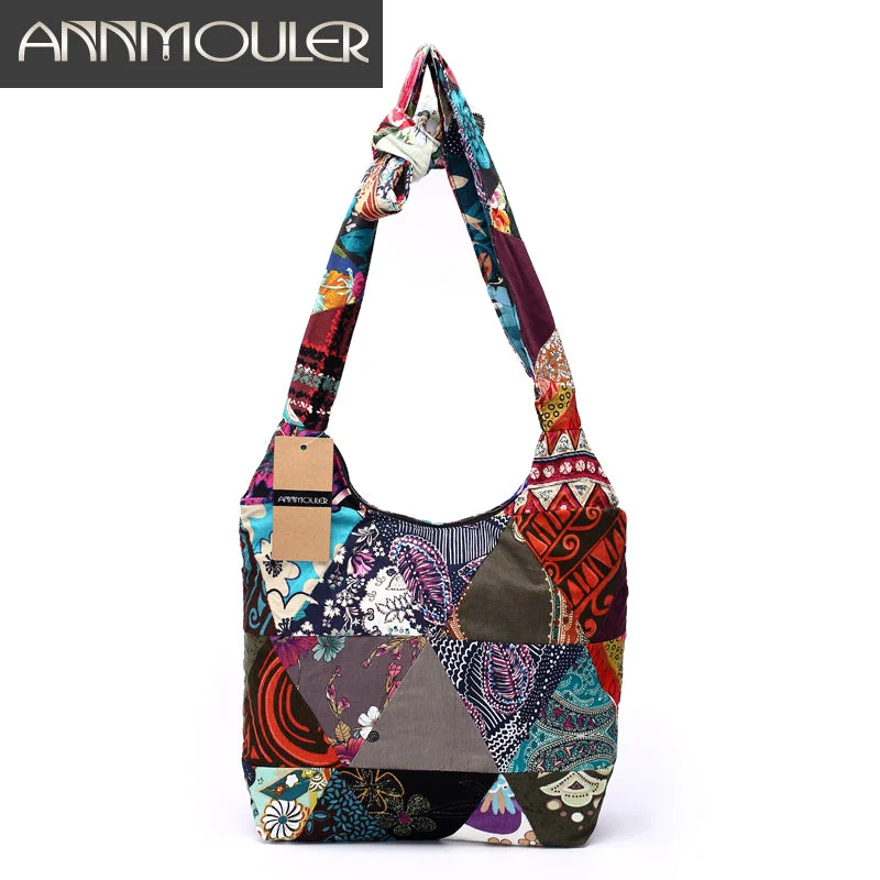 AnnaMouler Schoulderbag Hippie Patchwork