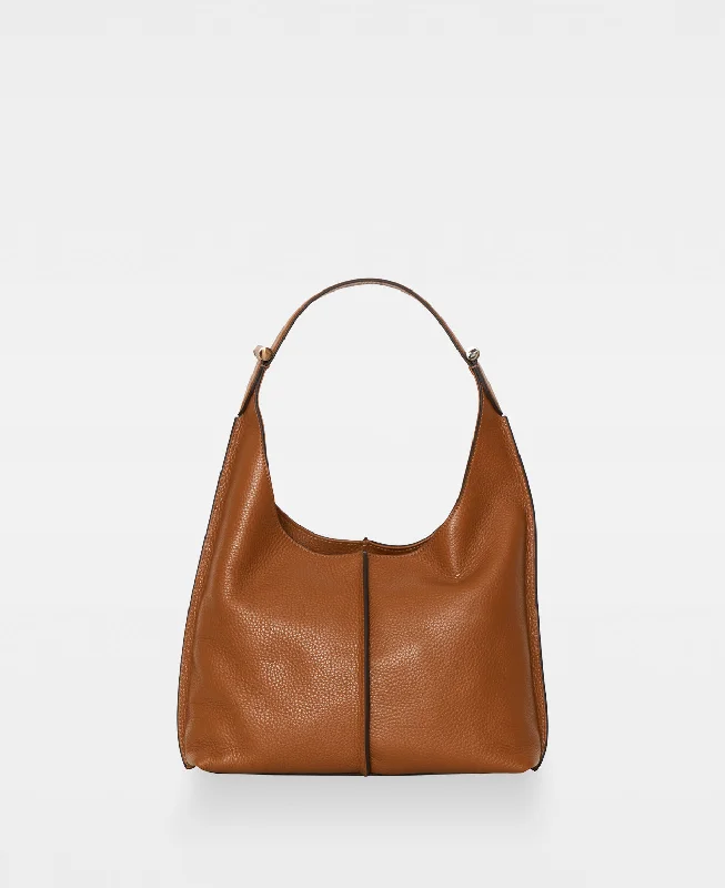 CAROL small shoulder bag - Cognac