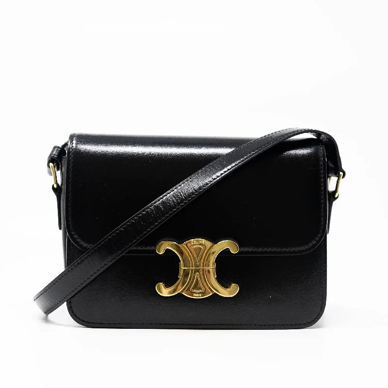 Celine Black Teen Triomphe Bag