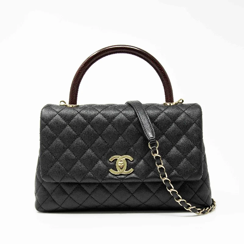 Chanel Black Medium Coco Handle