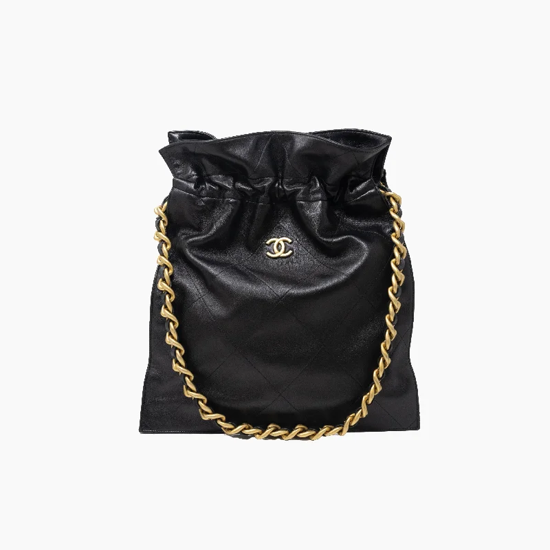 Chanel Black Shopping Tote