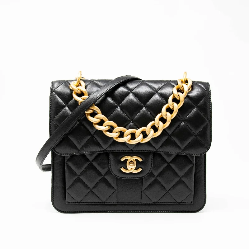 Chanel Black Square Backpack