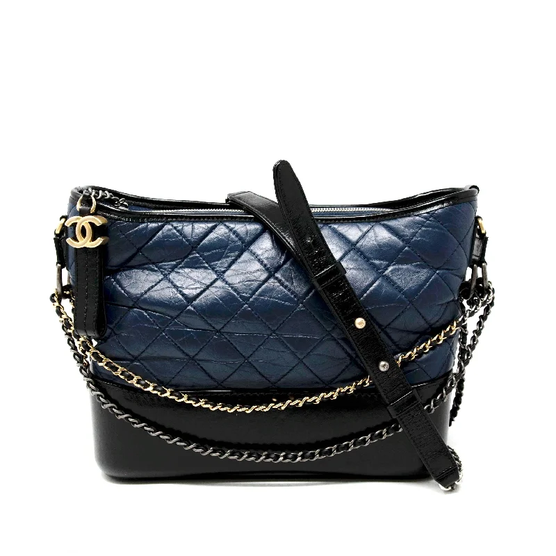 Chanel Navy Blue Medium Gabrielle Hobo