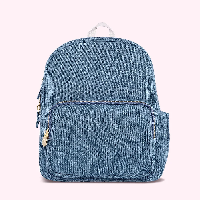 Denim Mini Backpack