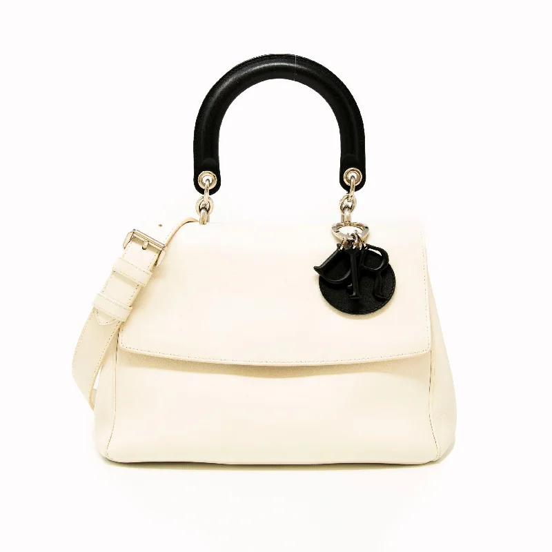 Dior White Calfskin Be Dior Bag