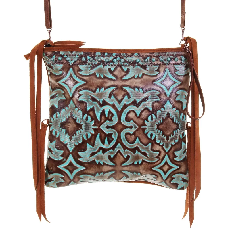 ES10 - Turquoise Laredo Envelope Satchel