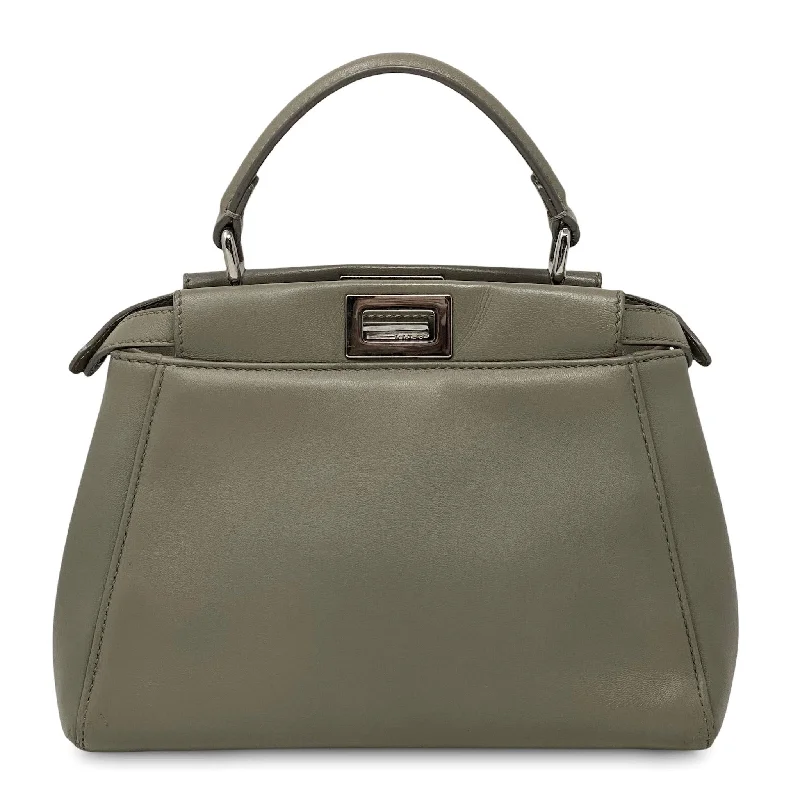 Fendi Grey Mini Peekaboo Bag