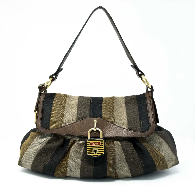 Fendi Multicolour Vintage Pequin Chef Bag