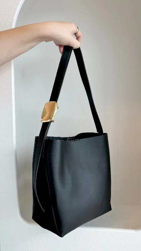 Francesca Shoulder Bag - Black