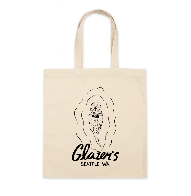 Glazer's Otter Simple Canvas Tote Bag