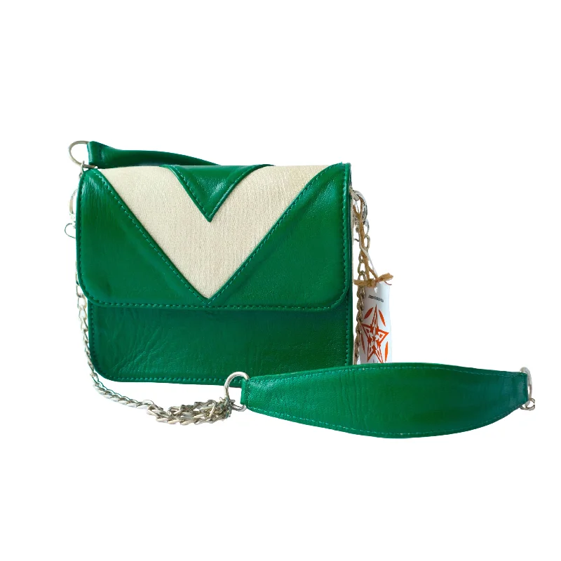 Green Triangle Bag