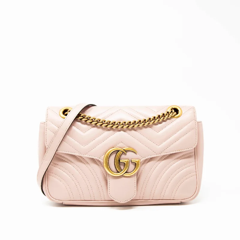 Gucci Pink Small GG Marmont Bag