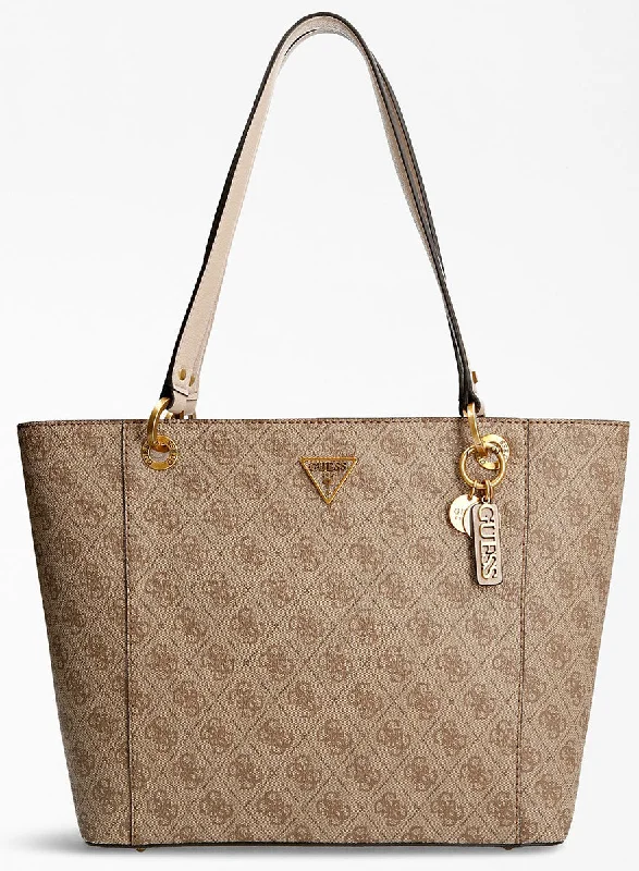 Guess Noelle 4G Bag In Latte For Women