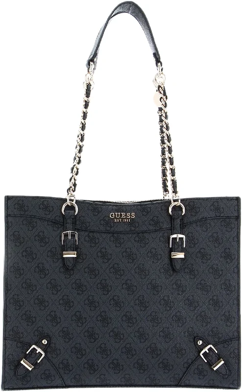 Guess Didi Society Tote Bag In Coal For Women