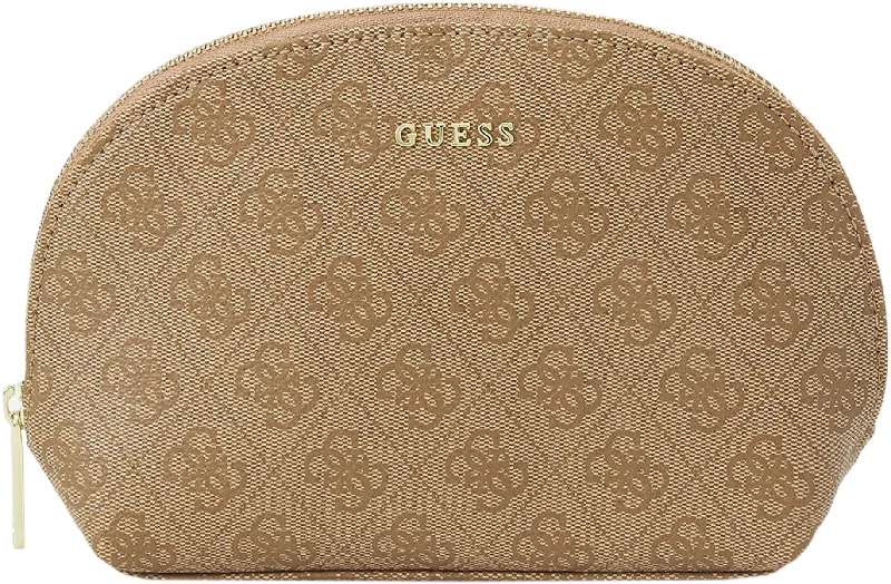 Guess Toiletry Bag In Lattee For Women