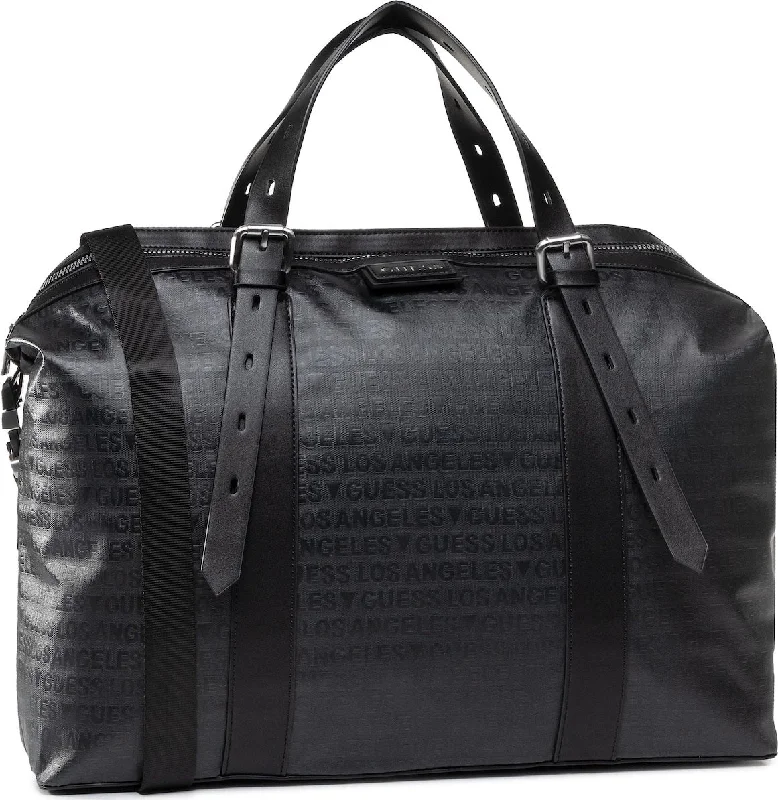 Guess Dan LA Men's Duffle Bag In Black