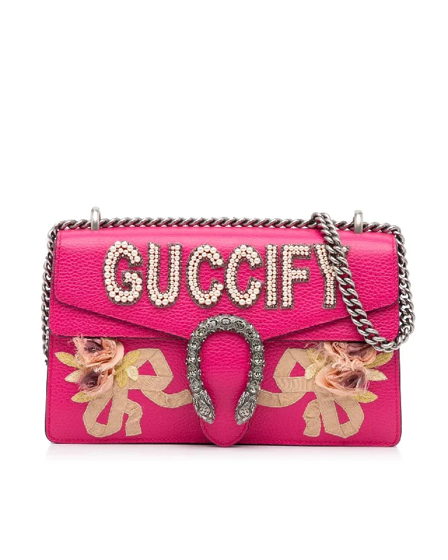 Gucci GG Marmont 20 Small Shoulder Bag in Pink