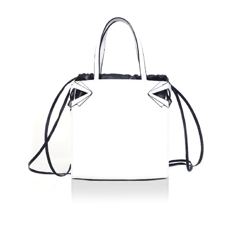 Heroine Tote - White/Black