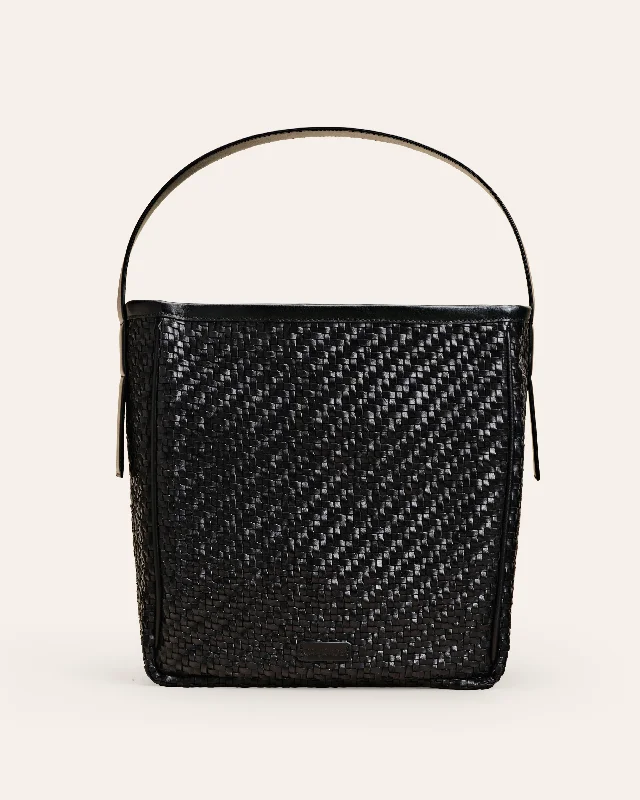 IWA Black Twill Shoulder bag