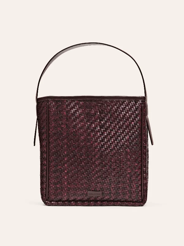 IWA Dark Maroon Twill Shoulder bag