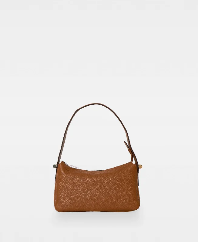 JANINE shoulder bag - Cognac