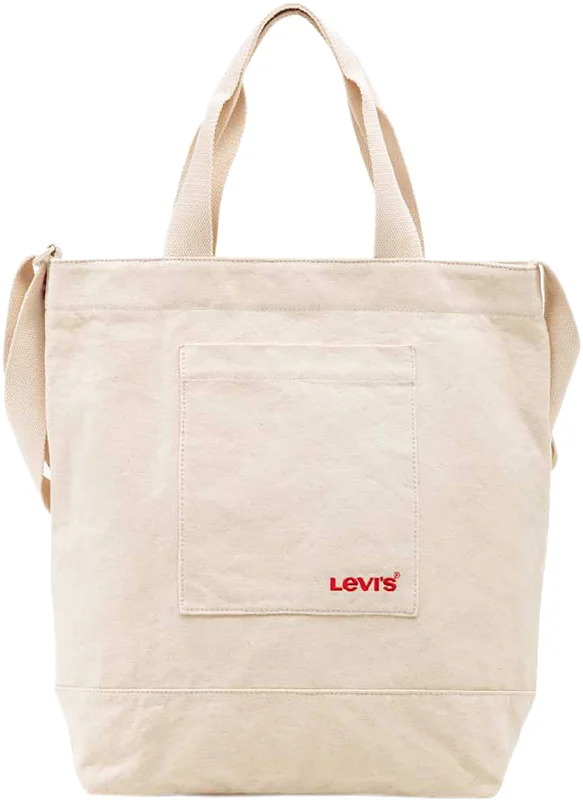 Levi Icon Tote In White For Women