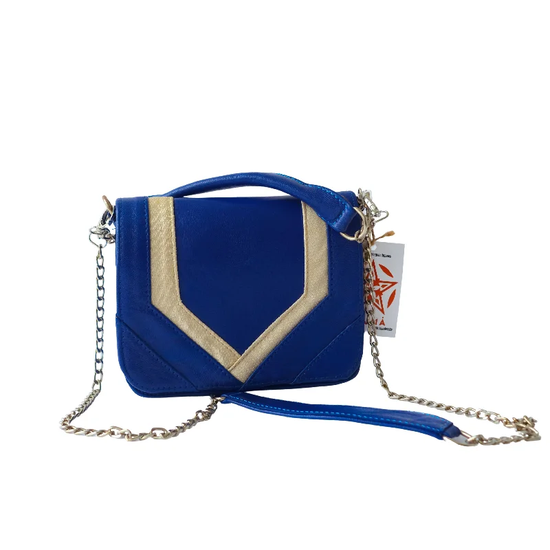 Majorelle Blue Leather Bag