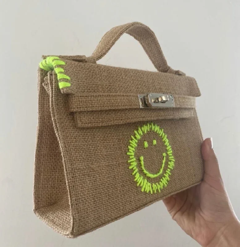 Micro Kelly Style Jute with Smiley