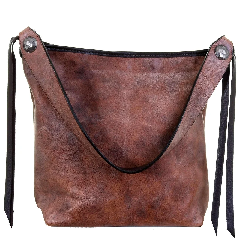 MST50A - Las Cruces Brown Messenger Tote