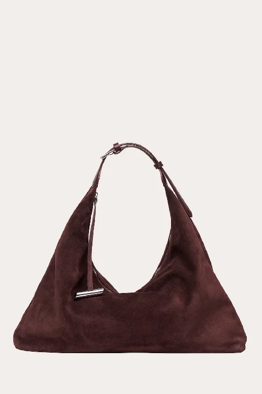 Pillow Hobo Suede Amarone