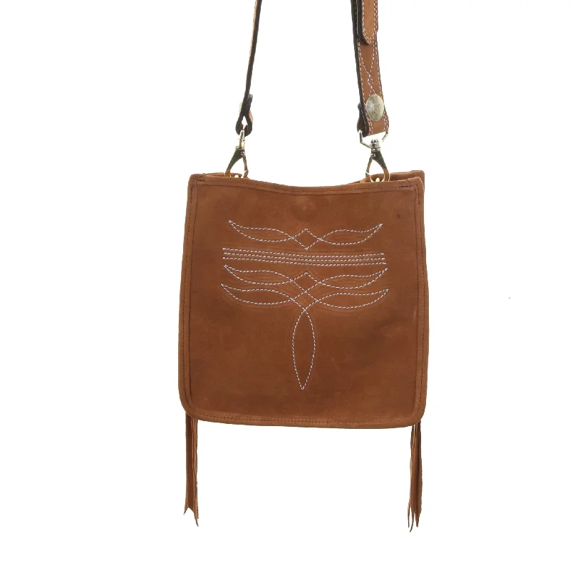 SQT22 - Toast Suede Square Tote