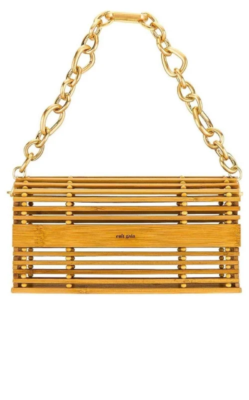 Sylva Caged Bamboo Shoulder Bag