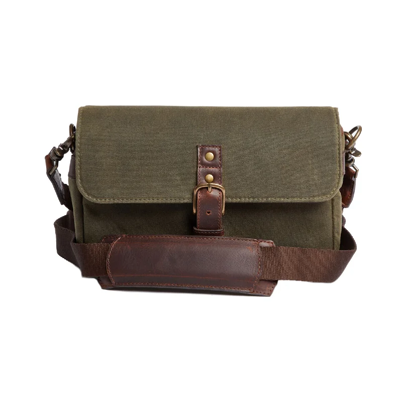 ONA Bowery Messenger Bag, Waxed Canvas - Olive