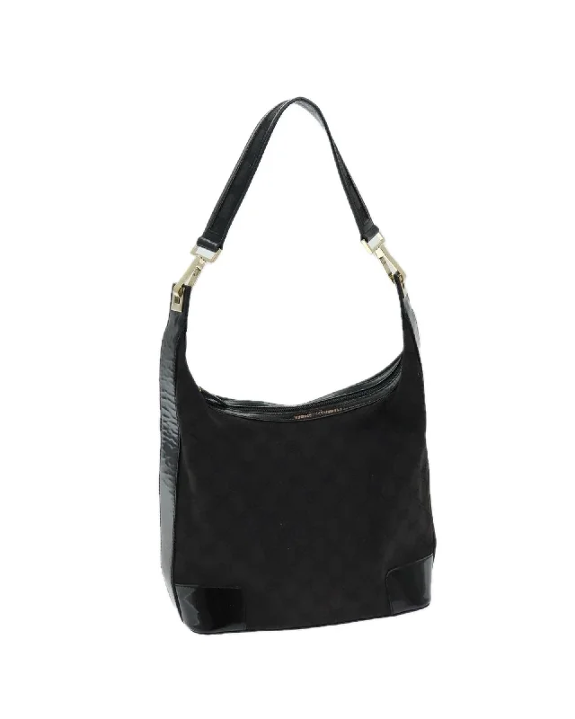 GG Canvas Shoulder Bag with Adjustable Shoulder Drop