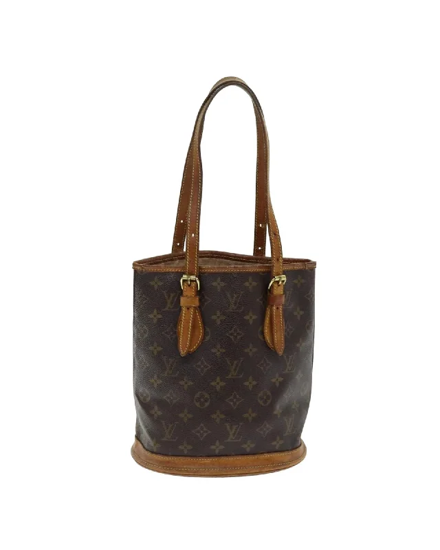 Monogram Canvas Bucket PM Shoulder Bag