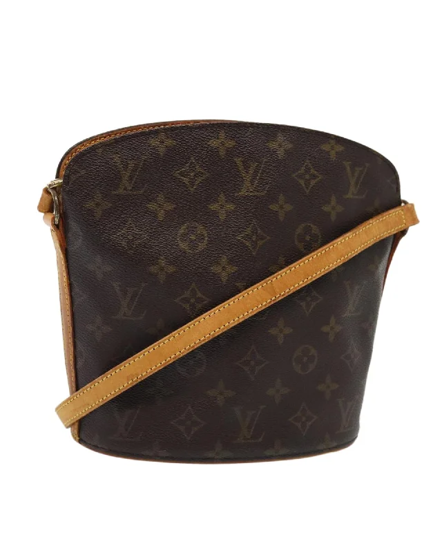 Monogram Canvas Drouot Shoulder Bag