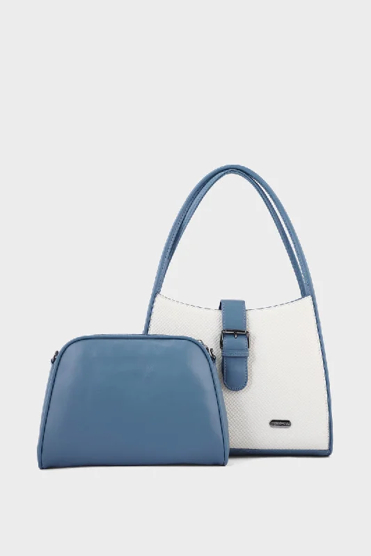 Top Handle Hand Bags BH0034-Blue