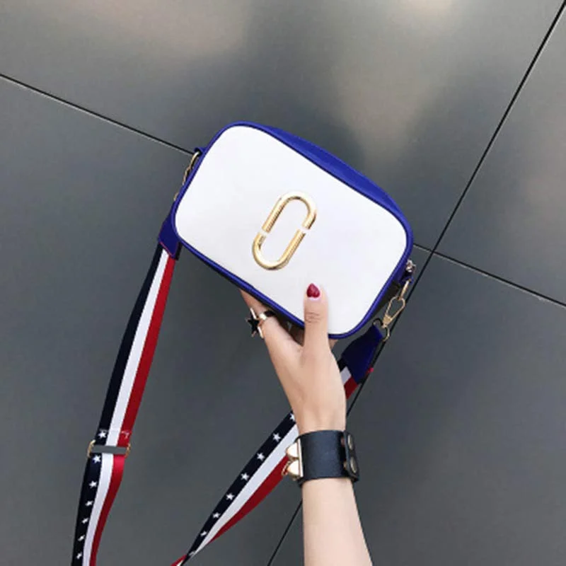 2019 Women Handbag Paper Clip Chromatic Bag Female Wear-resisting Messenger Bag Fashion High-capacity Shopping Shoulder Bag