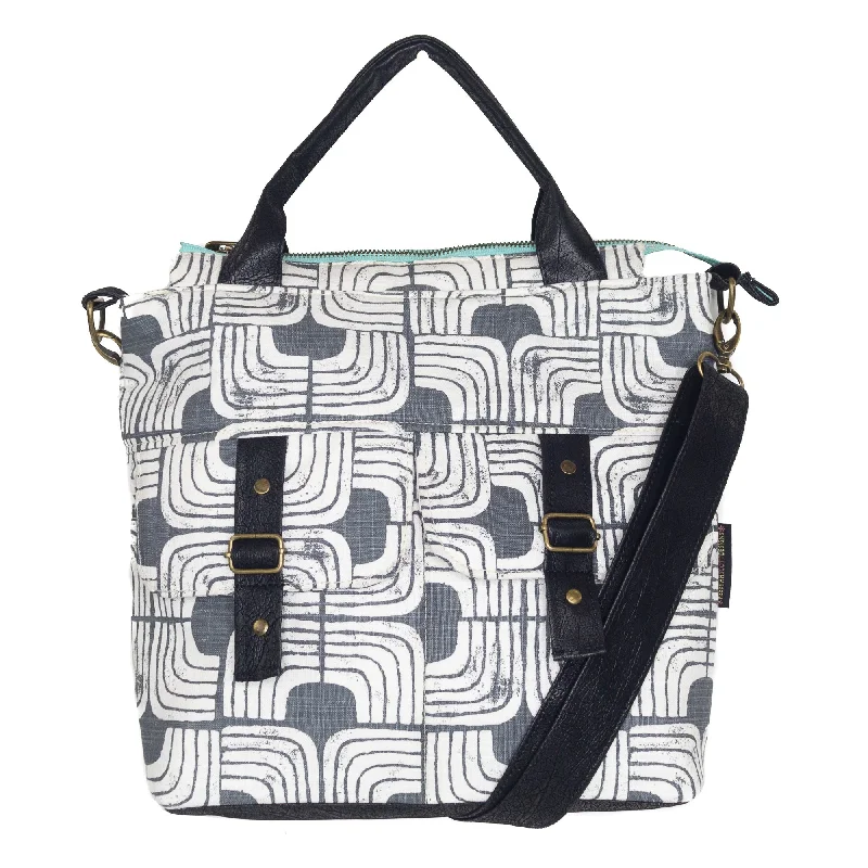 Amber Crossbody Premier: Grey Rainbow