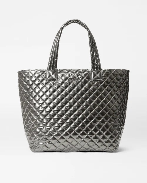 Metro Tote Deluxe Large Pewter Metallic