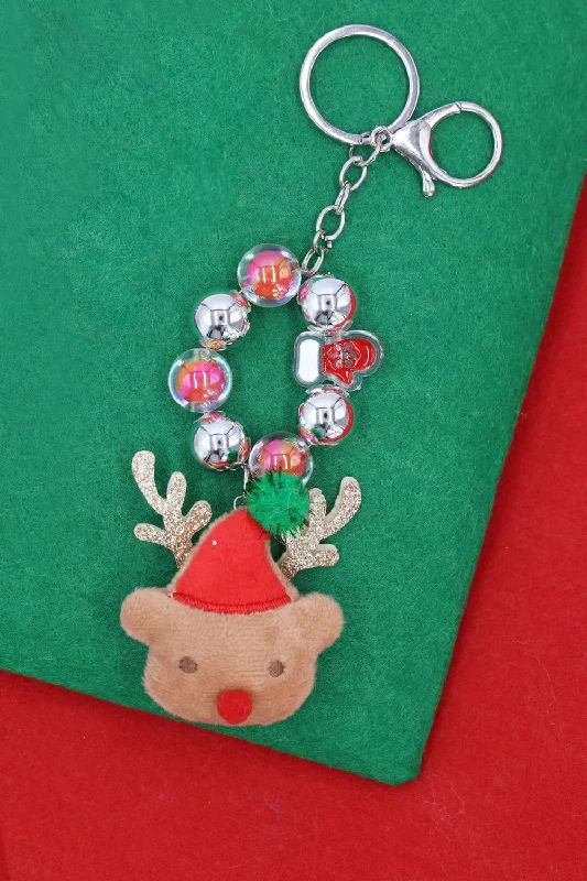 MK1005 Rudolph Reindeer Christmas Keychain