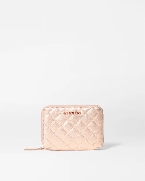 Passport Organizer Rose Gold Metallic