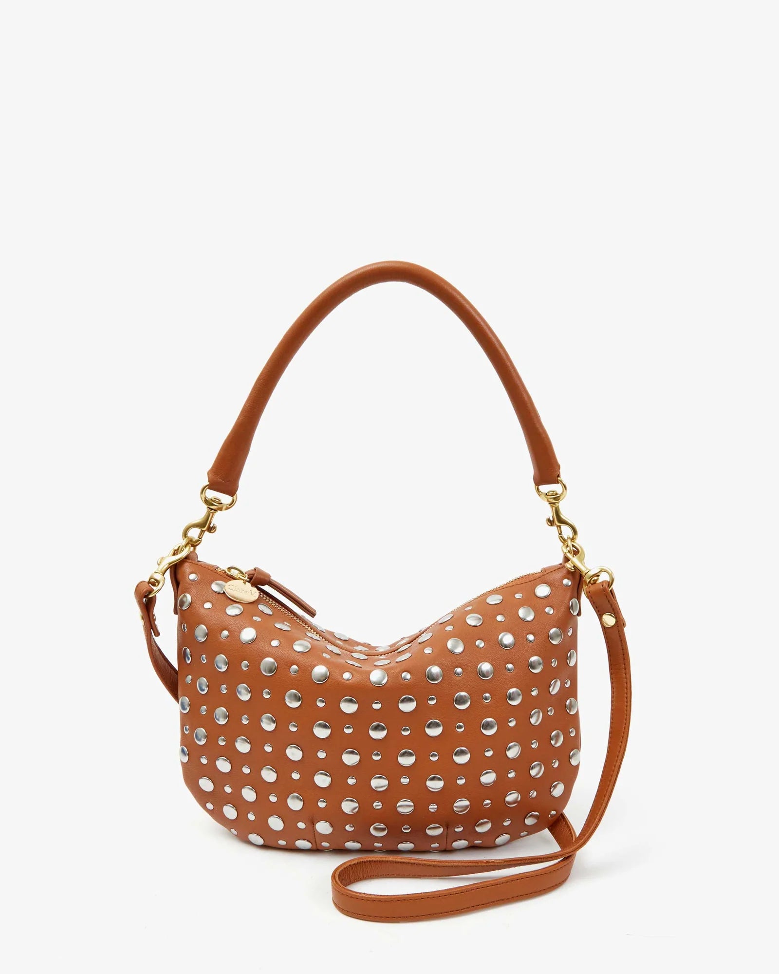 Petit Moyen Messenger Cuoio Nappa w/ Studs