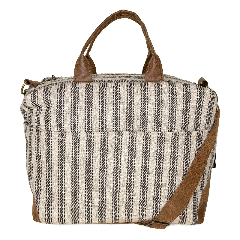 Poppi Pro Premier Purse: Ticking Stripe