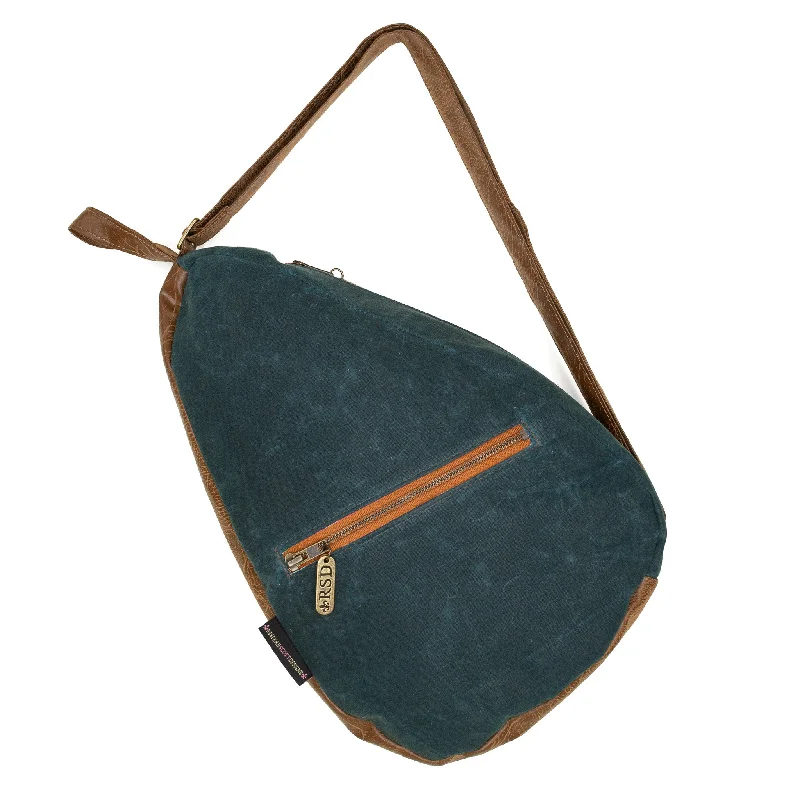 Rozzi Premier: Deep Teal Waxed Canvas