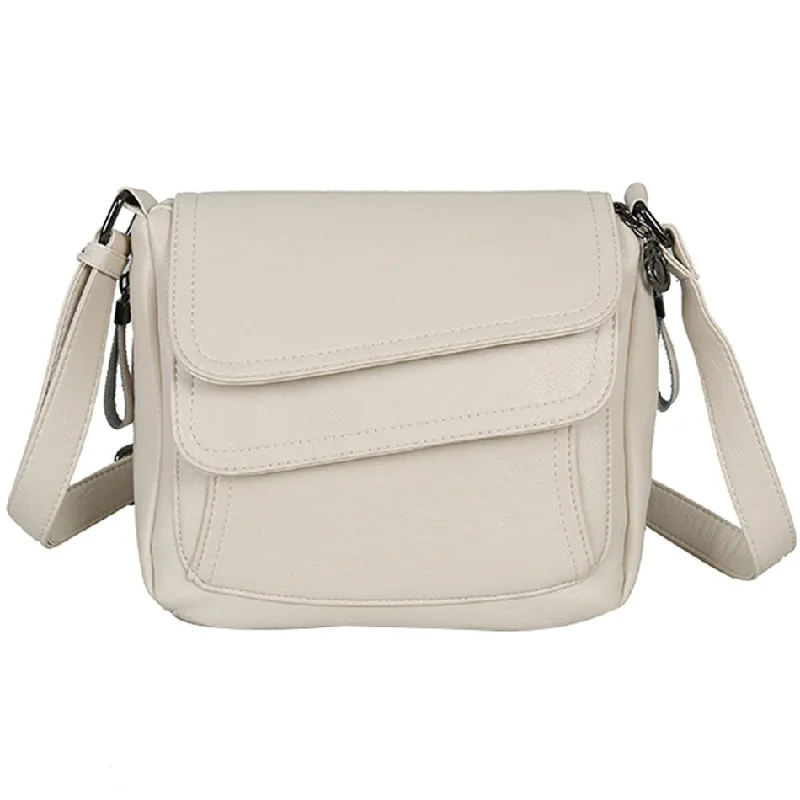 Summer White Handbag Genuine Leather Luxury Handbags Women Bags Designer Female Shoulder Messenger Bag Mother Bags For Women