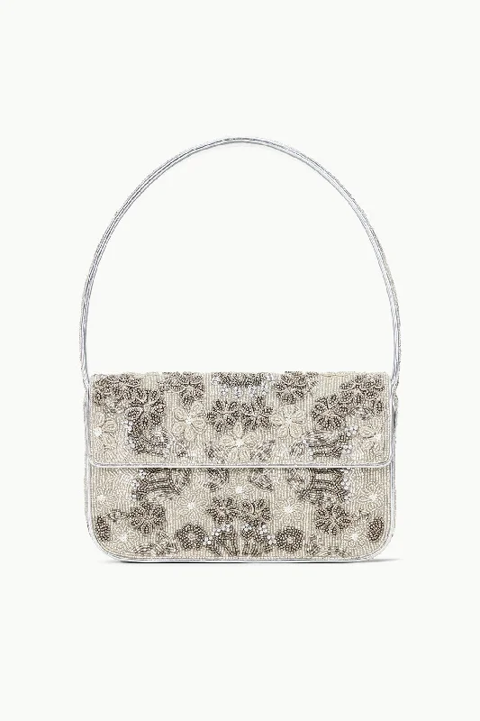 Tommy Beaded Bag Silver Garden Party