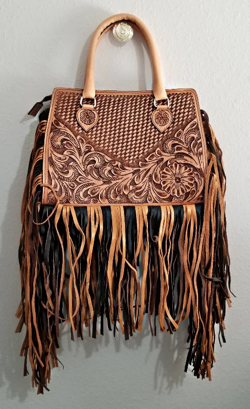 Mini Tote with Fringes